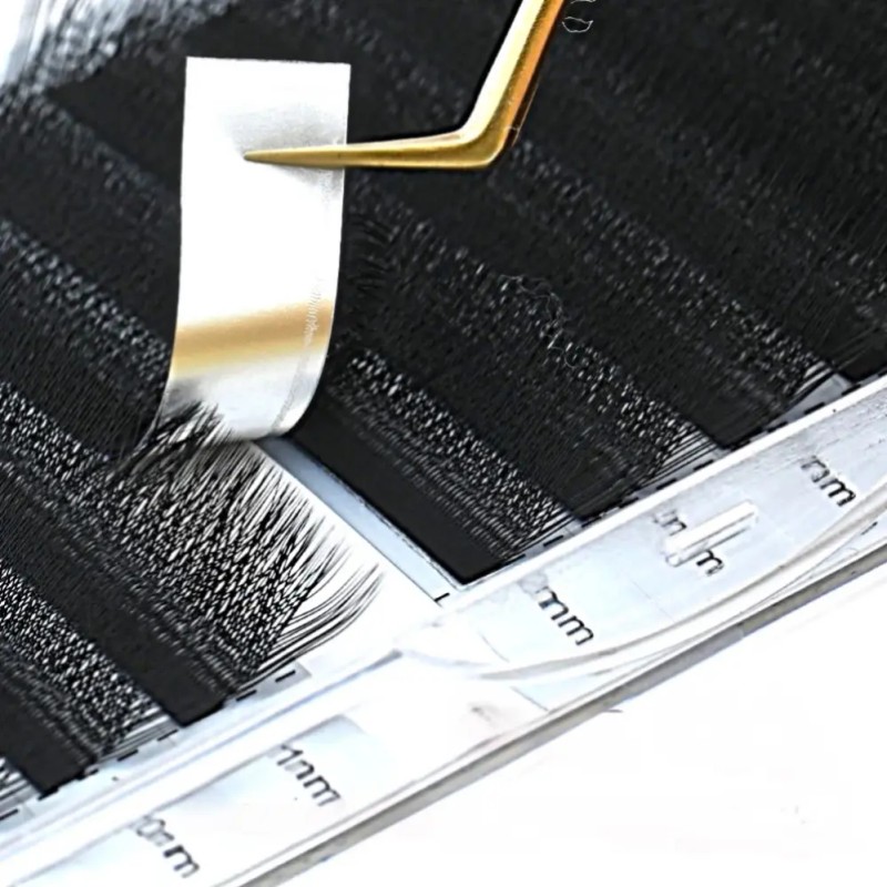 Blister Nagaraku 3d W Shape Curva L Extensión De Pestañas