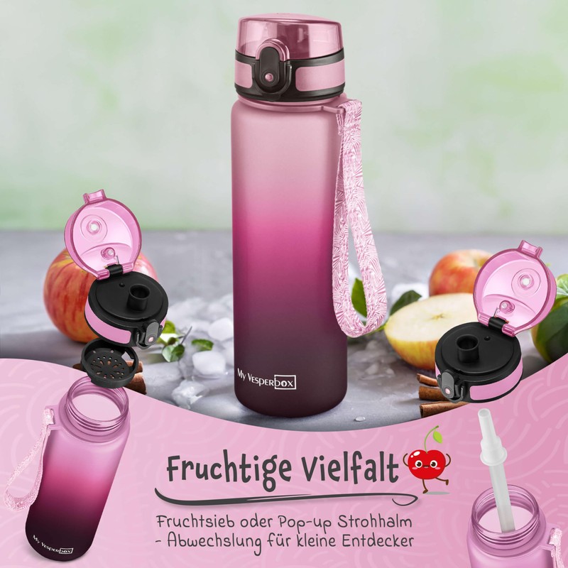 My Vesperbox Minny Children's Leak-Proof Drinking Bottle, 500 ml, with