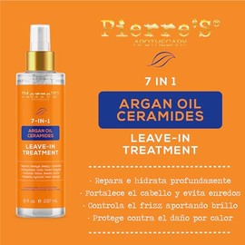 Pierres Apothecary Tratamiento Leave-In con Aceite de Argn y Ceramidas Hidratante Repara Cabello Seco Daado Teido Decolorado Haircare Premium...      
