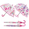 RONIARE 2 Pack Kids Clear Umbrellas for Rain Dome Bubble