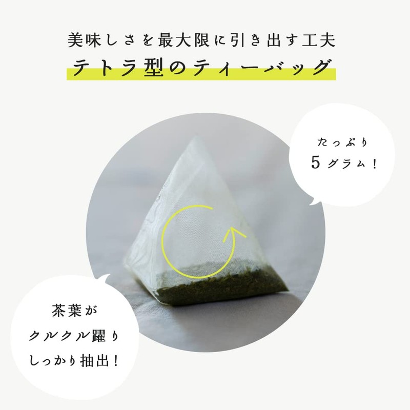 Shizuoka Matcha Cold Brew Sencha Tea Bag for 1 Liter,