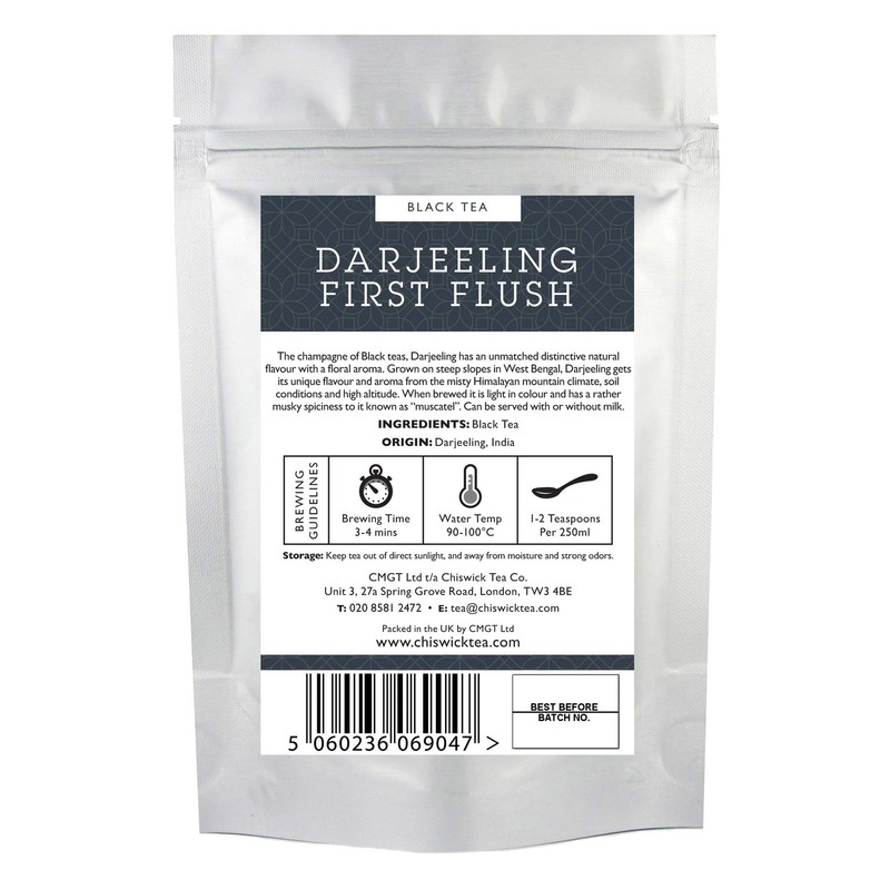Darjeeling First Flush Premium Loose Leaf Black Tea - Chiswick