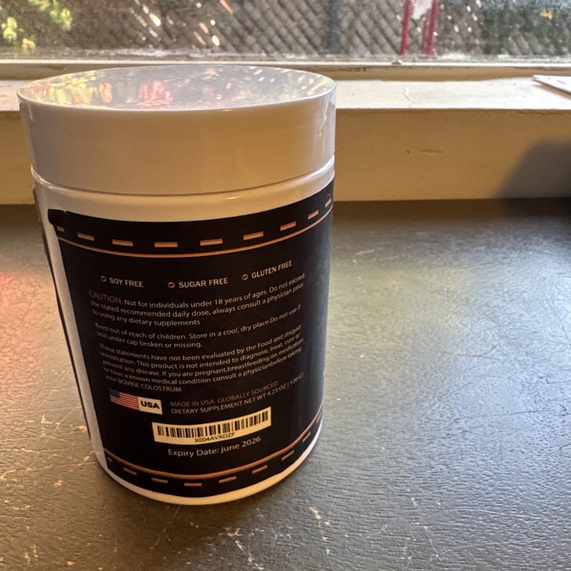 NUTRI ELITE Colostrum NATURAL Dietary Supplement 4.2 Oz