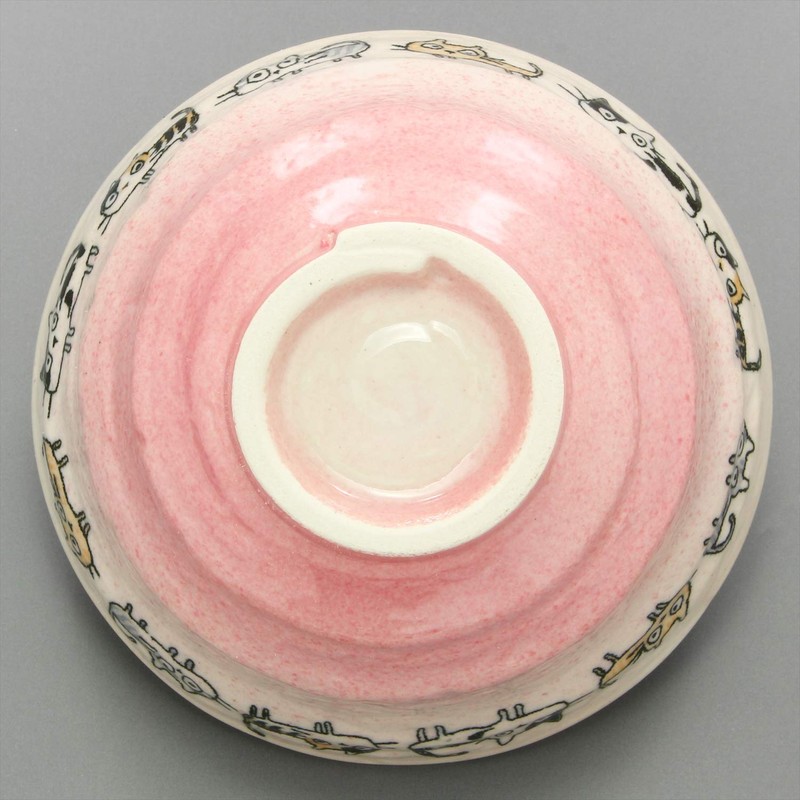 Mino Ware Lightweight Rice Bowl, Approx. 4.7 inches (12 cm),