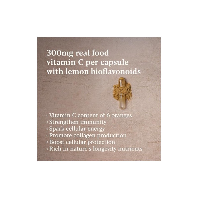 Higher Nature 300mg Vitamin C - True Food® Formula -