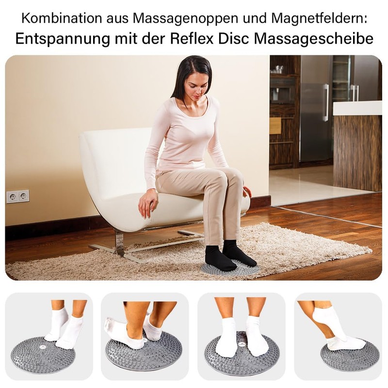Casada ReflexDisc without Power Foot Massage Disc for Reflexology with