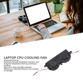 Laptop CPU Cooling Fan, Fast Heat Dissipation, 4 Pin Replacement for XPS 13 7390 9370 9380 P82G P82G002 P82G003 PNWJR 980WH, Easy Installation