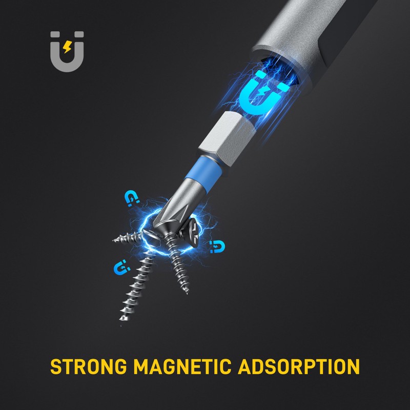42 in 1 Magnetic Screwdriver Set with Detachable Ratchet Handle