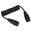 2m Trailer Light Board Extension Cable 7Pin Plug Socket Adapter
