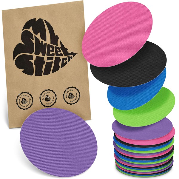 MySweetStitch - 25x Universal Sensor Plasters Round Fixation Plasters for