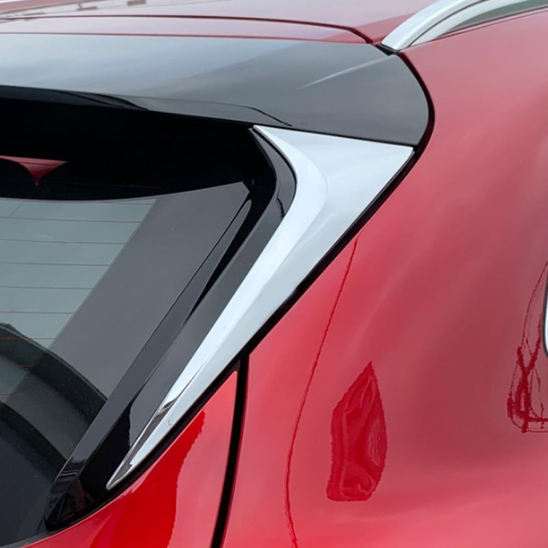 JIEOSDIN Car Accessories Rear Spoiler Wing Side Beveled Window Cover