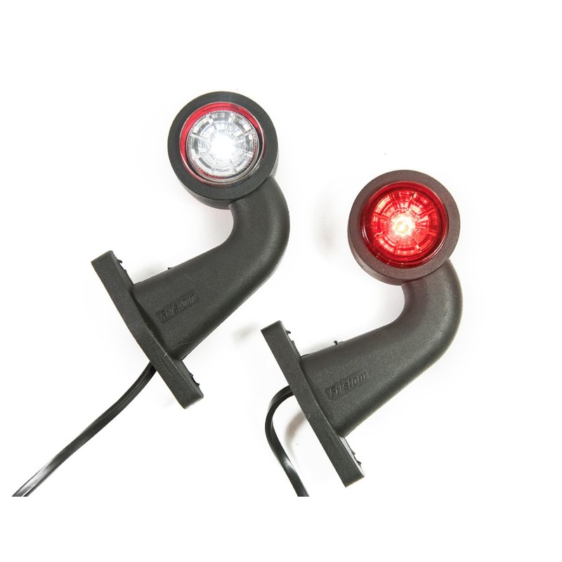 2 x LED Rubber Side Light 12 V 24 V