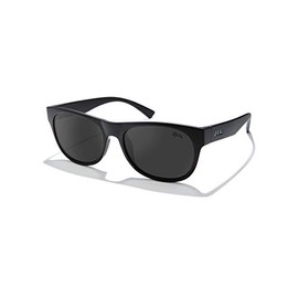Zeal Optics Sierra | Plant-Based Polarized Sunglasses for Men & Women - Matte Black/Dark Grey