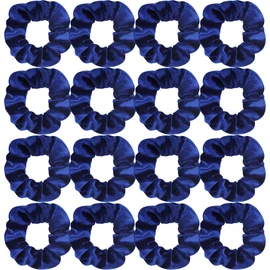 Semato 16 Pack Royal Blue Velvet Scrunchies for Hair Scrunchy Hair Ties Ropes for Women or Girls Hair Accessories