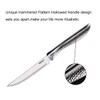 faderic Steak Knife Set of 8, Stainless Steel Serrated Sharp
