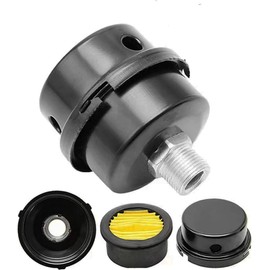 Air Compressor Silencer HL018200AV AirFilter Fits Campbell Hausfeld Husky Sears Air Compressor, Metal 20mm Thread (1/2"PT 20mm)