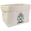 Large 'Elusive Yeti' Canvas Organiser/Storage Bag (OR00034746)