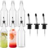 Dandat 6 Pack 32 oz Plastic Long Neck Bottles with