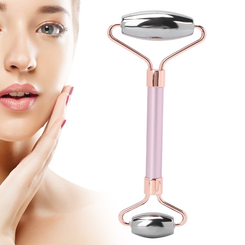 Face Roller Terahertz Power Stone Facial Beauty Roller Massager Gua