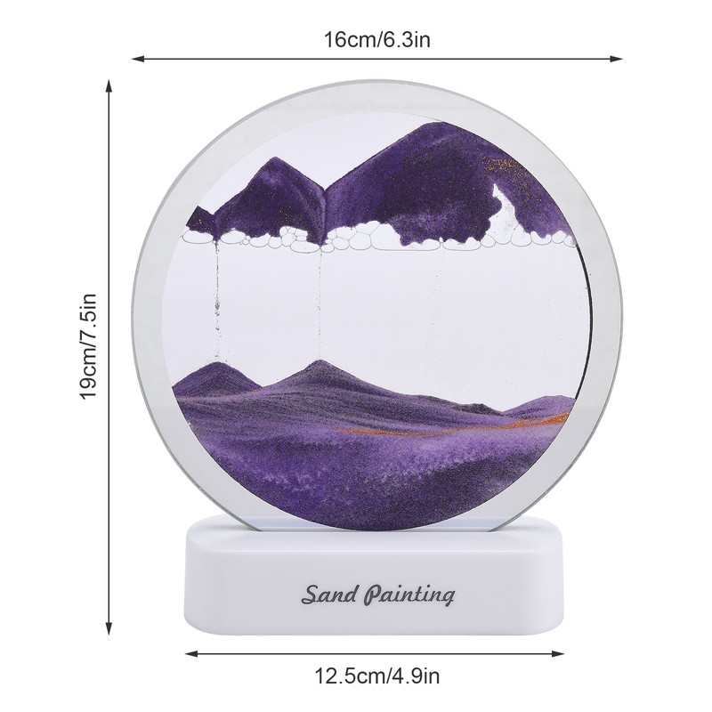 Sandscape Lamp Decorative Modern Night Lamp Gift 5 V Red