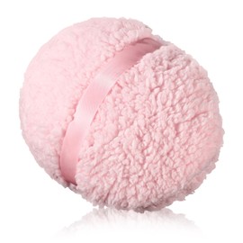 Large Plush Body Puff, Soft Washable Reusable Face Body Powder Puff Dusting Powder Puff Loose Powder Puffs for Face Powder Body Makeup Tool (Pink)
