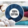 LINENOVA 100% Cotton Face Washer Towel (10 Pack) - Ultra-Soft,