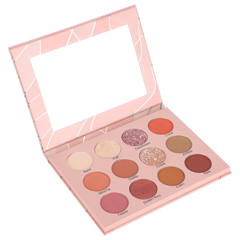 12 Colors Eye Shadow Waterproof Matte Glitter Eye Shadow Makeup