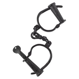 Battle-Merchant Steel Handcuffs Medieval LARP Gothic