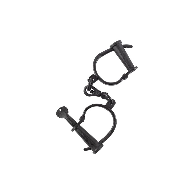 Battle-Merchant Steel Handcuffs Medieval LARP Gothic