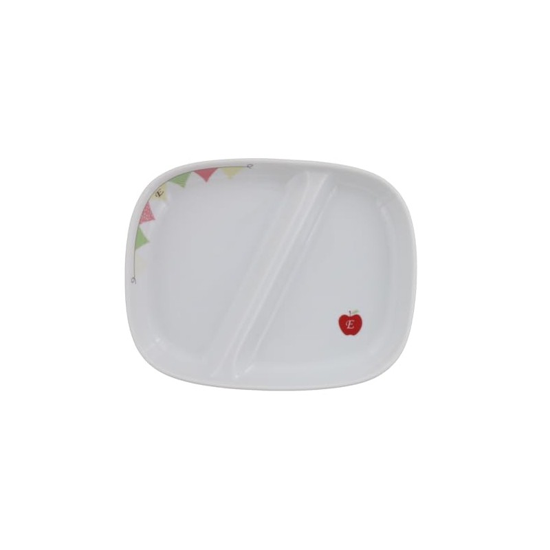 (Outlet Included) E – Kids Garland Divider Lunch Plate