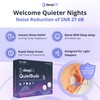 SleepEZ - Quietbuds - 12 Soft Silicon Wax Earplugs (6
