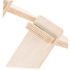 LALAFINA Portable Wooden Bike Stand Detachable Balanced Scooter Support Durable