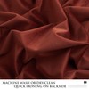 StangH Rust Velvet Curtains for Bedroom, Luxury Room Darkening Window