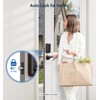 Veise Fingerprint Door Lock with 2 Lever Handles - Keyless