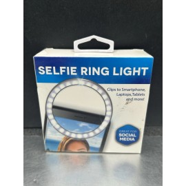Strategic Retail Partners Selfie Ring Light - Clips to Smartphone, Laptops, Tablets, and More - Brand New