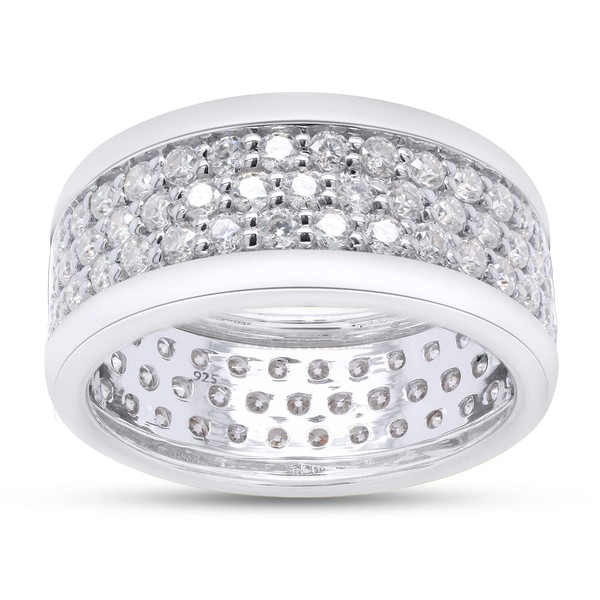 SAVEARTH DIAMONDS 1 3/4 cttw Round Lab Created Moissanite Diamond