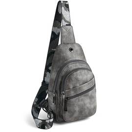 Shrrie Sling Bag for Women,Leather Sling Bag for Women Waist Bag,Fanny Pack Crossbody Bags for Women for Travel and Daily Use