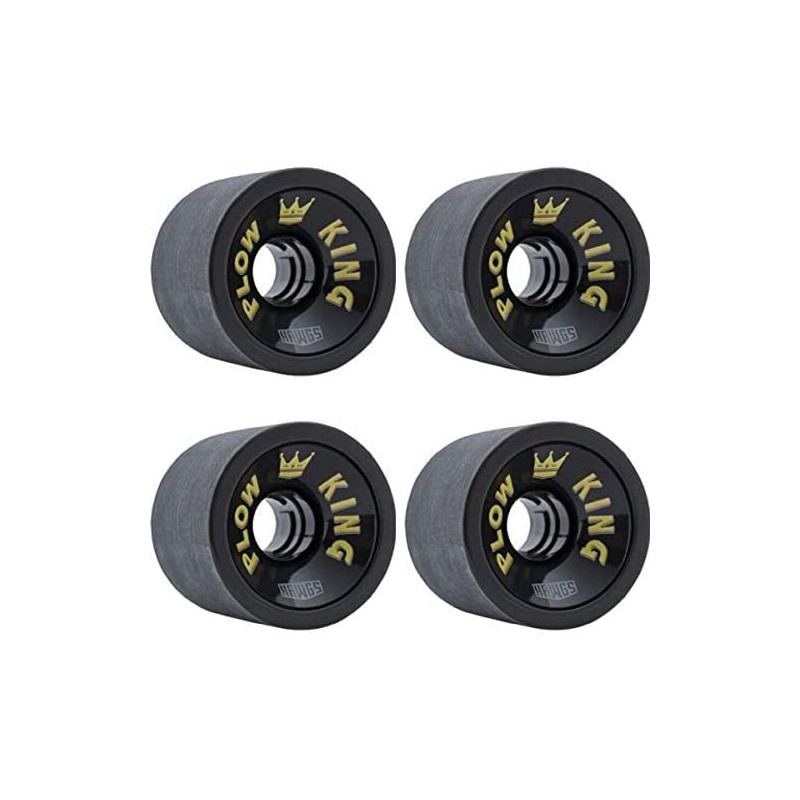 Hawgs Wheels Plow King Black Skateboard Wheels - 72mm 78a