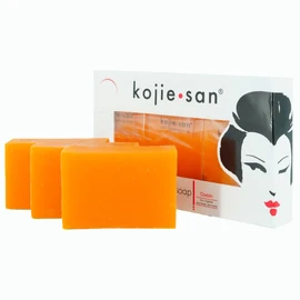 Kojie San Orange Whitening Soap, 3 x 65 g