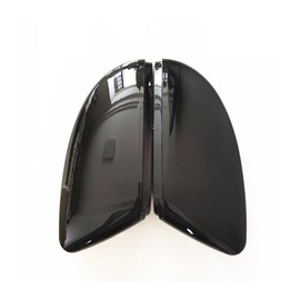 roadrivelite 1 Pair Car Side Wing Mirror Cover Cap Fit For VW Jetta Mk6 Passat B7 CC Beetle Scirocco Rear View Mirror Automotive Accessories Trim(Black)