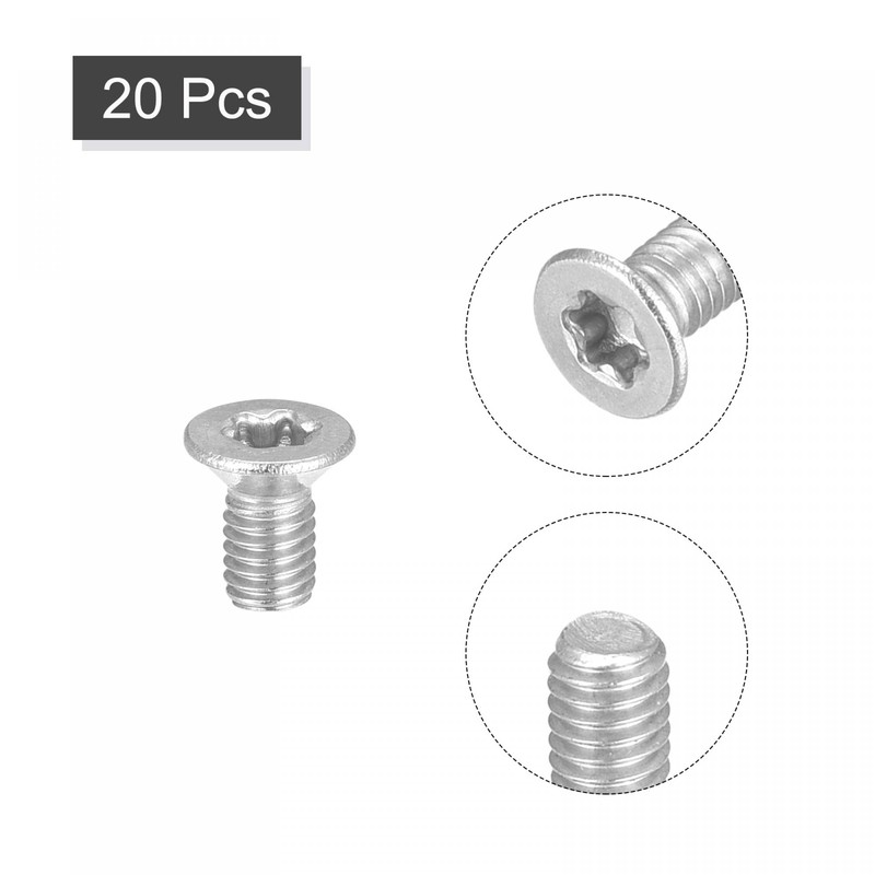sourcing map Torx Screw 316 Stainless Steel Countersunk Head Counterfeit