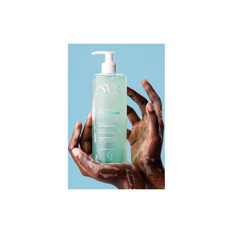 SVR Physiopure Gel Moussant Limpiador Desmaquillante, 400 ml