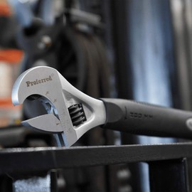 Proferred T09002 Ratcheting Adjustable Wrench, Matte Finish, 8"