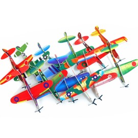 jameitop® 24 x Polystyrene Aeroplanes – The Ancient Classic – All 12 Models!