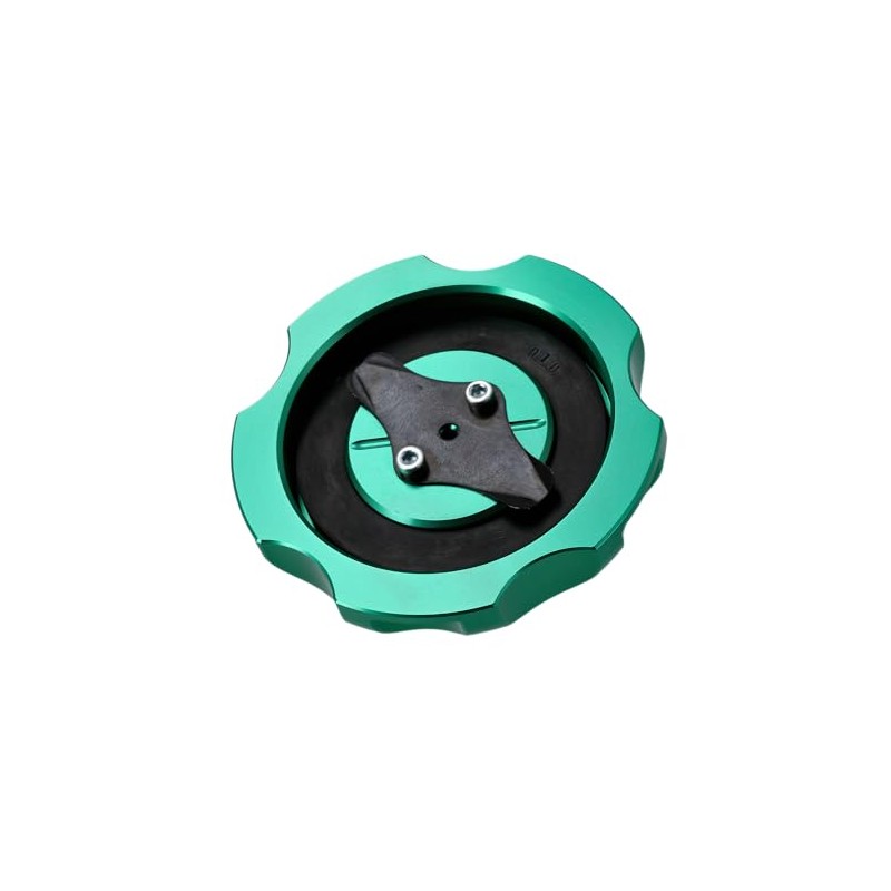 CNC Fuel Cap with Vent Racing Look Green for Simson