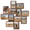 J.M.Deco 12 Opening Collage Picture Frames Wall Decor, 4x6 Collage