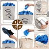 DoubleFill 2 Pcs Shoe Cover Boxes Foldable Storage Baskets for