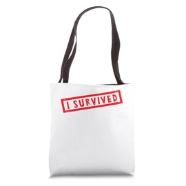 Funny I Survived College Dropoff Parents Starting School Tote Bag