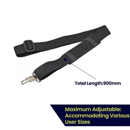 Dapetz ® Strimmer Shoulder Harness Strap Universal String Trimmer Single Shoulder Pad Strap Quick Release for Brush Cutter & Trimmer 900mm Max Black