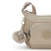 Kipling Gabbie Mini Printed Crossbody Bag Sign Beige Emb